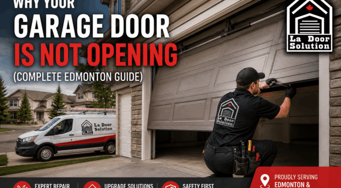 Why Your Garage Door Is Not Opening (Complete Edmonton Guide)
