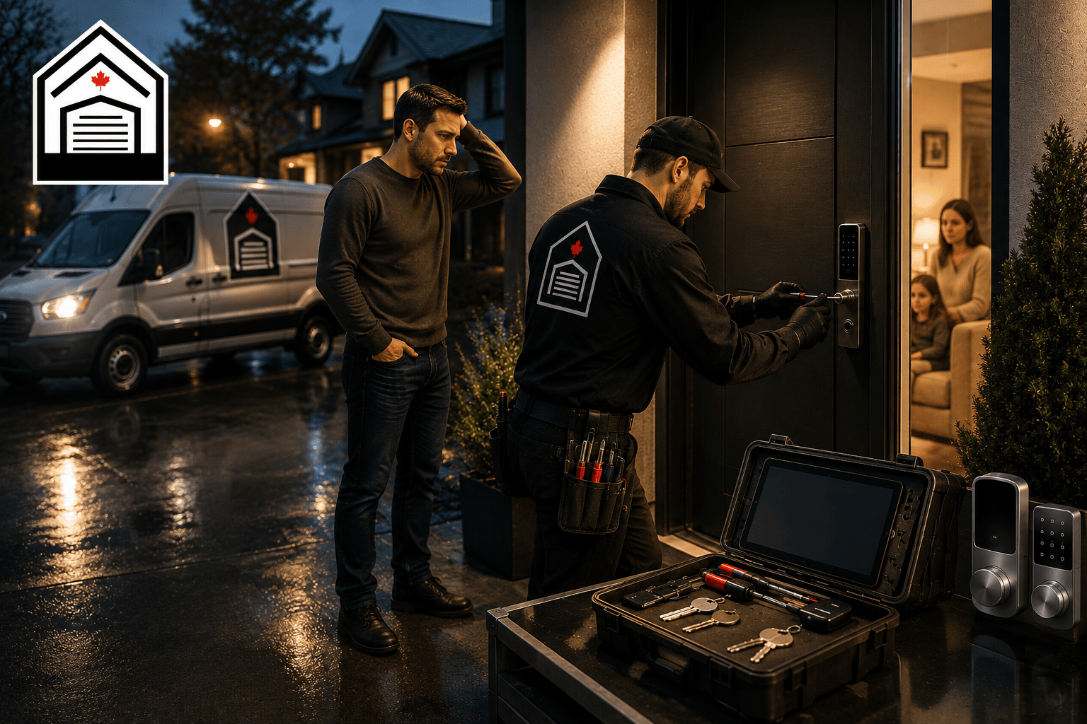 locked out of a house in Edmonton