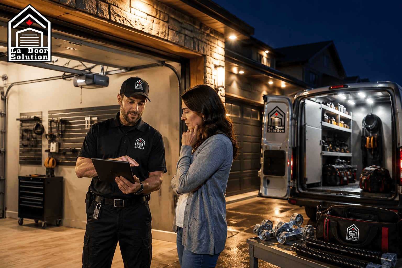 24/7 emergency garage door repair in Edmonton